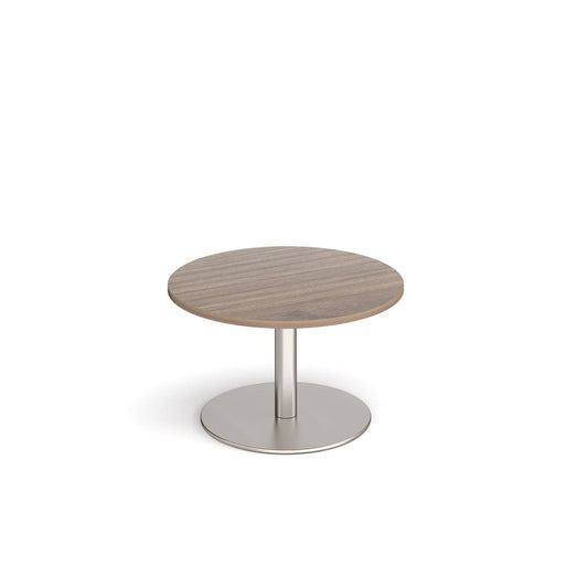 Monza circular coffee table with flat round base - Office Products Online
