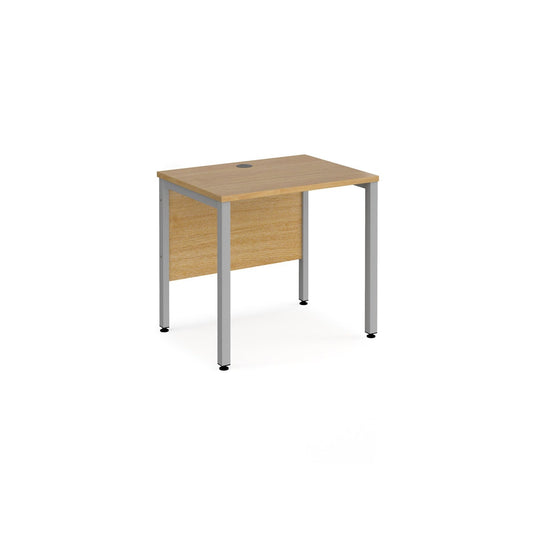 Maestro 25 bench leg straight desk 600 deep - Office Products Online