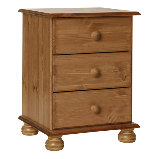 Aarhus 3 Drawer Bedside