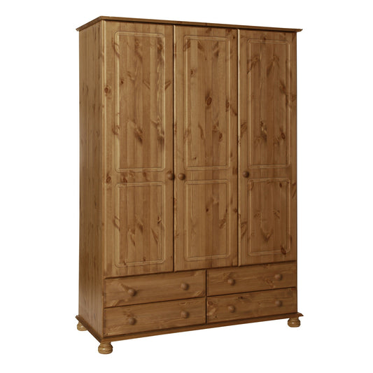 Aarhus 3 Door 4 Drawer Wardrobe