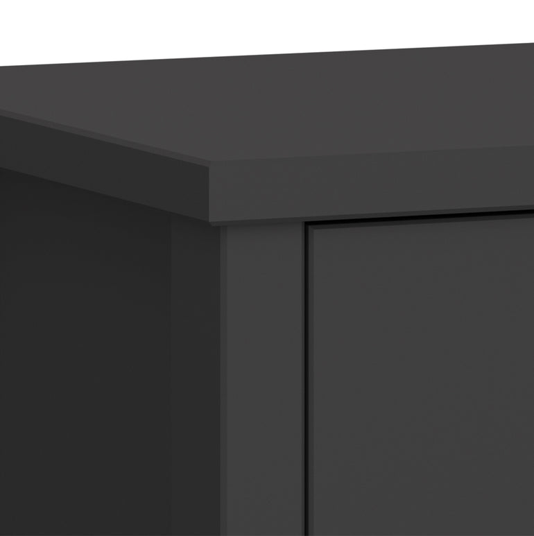 Tromso 3 Drawer Chest Black