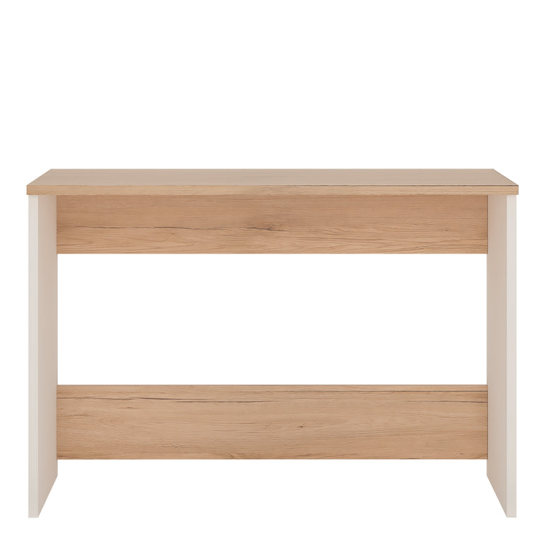 To Play Desk in Light Oak and White High Gloss