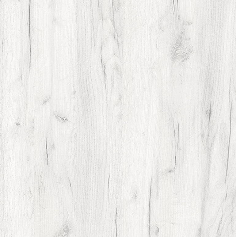 Seraph 3 Drawer Desk in White Craft Oak