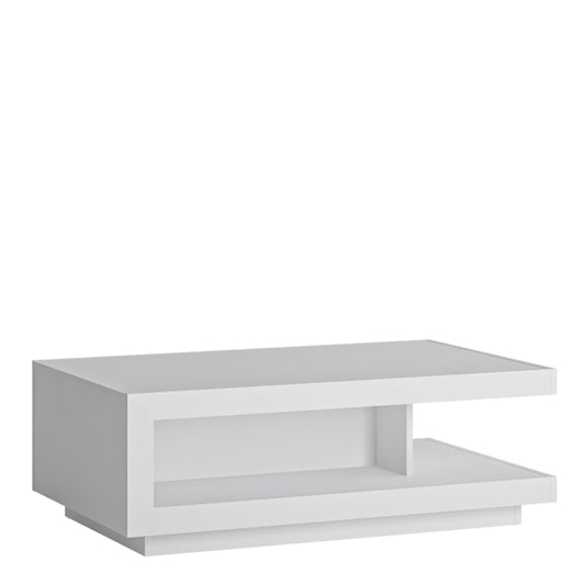 Marseille Designer coffee table in White and High Gloss