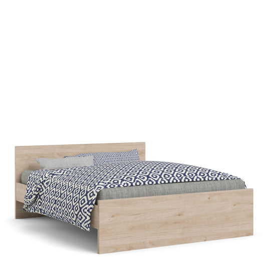 Gaia Euro King Bed (160x200) Jackson Hickory Oak structure