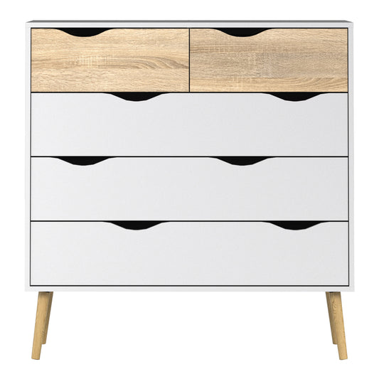 Bergen Chest of 5 Drawers (2+3)