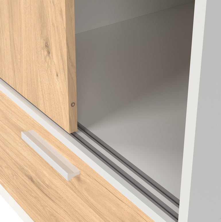 Path Wardrobe with 2 Doors + 2 Drawers