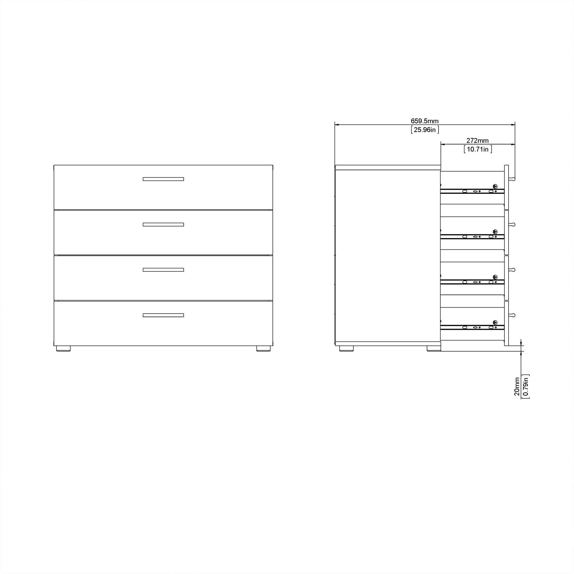 Pepe Chest of 4 Drawers