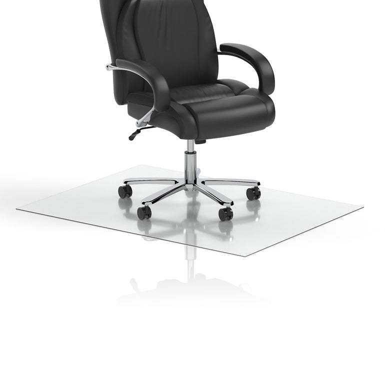 Dynamic Clear Chair Mat for Office or Home, PVC Floor Protector, Multiple Sizes (900–1200 x 900mm), Durable, 1 Year Warranty