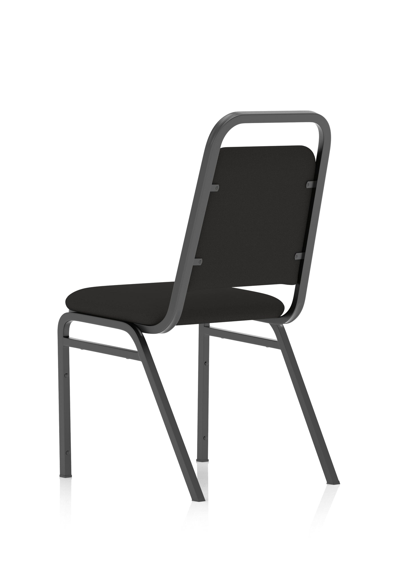 Banqueting Stacking Chair - Fabric Seat & Back, Steel Frame, Pre-Assembled, 115kg Capacity, 8hr Usage, 1-Year Guarantee - 460x500x850mm