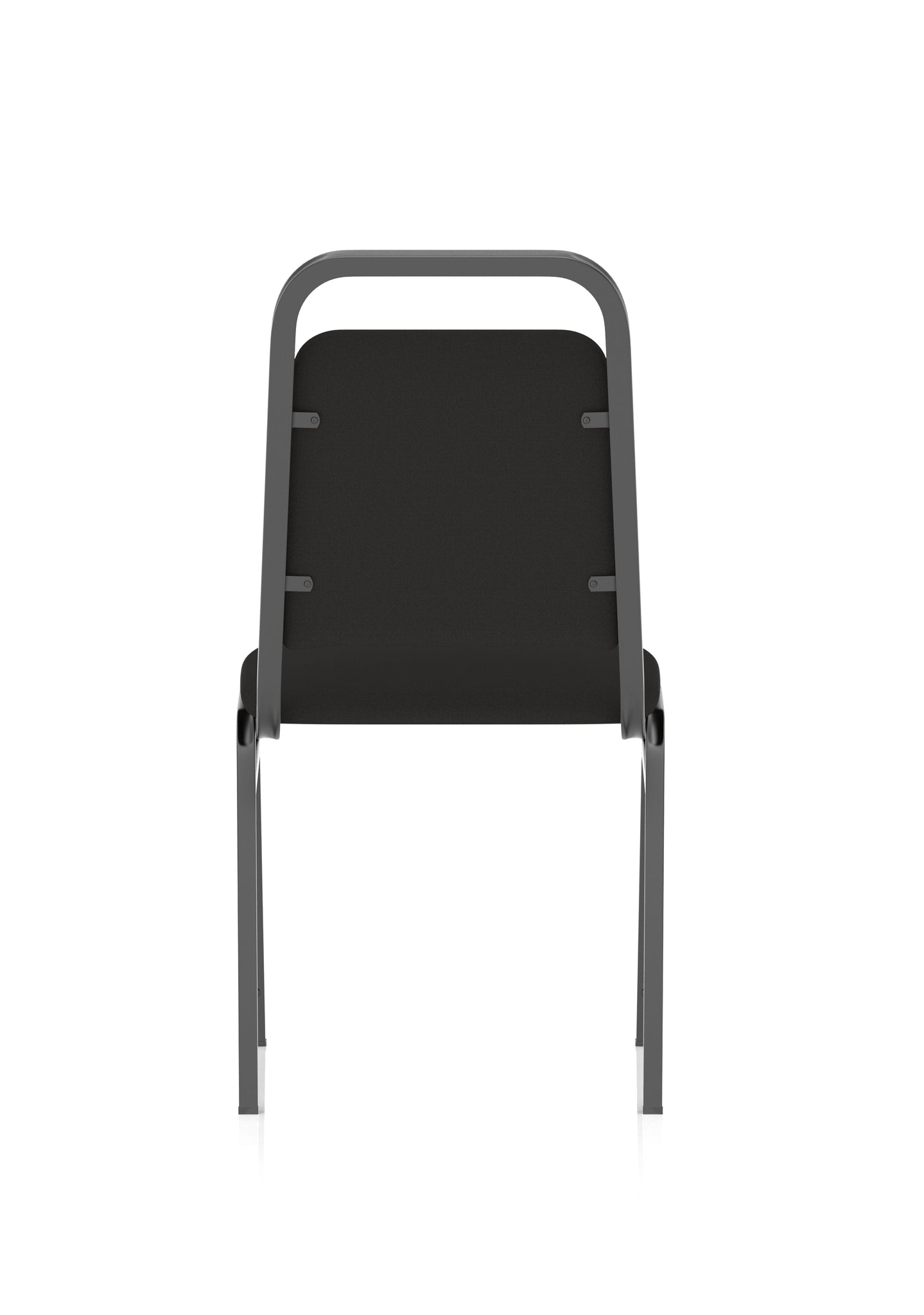 Banqueting Stacking Chair - Fabric Seat & Back, Steel Frame, Pre-Assembled, 115kg Capacity, 8hr Usage, 1-Year Guarantee - 460x500x850mm