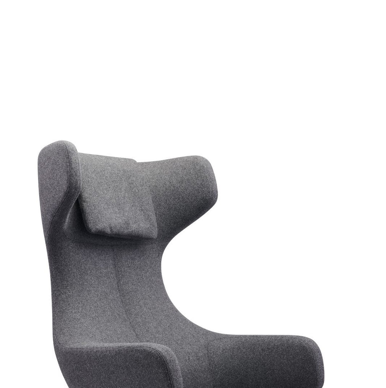 Sofia Executive Chair in Charcoal – Cashmere & Steel, Self-Assembly, 5 Year Mechanical Warranty – Modern Ergonomic Office Chair