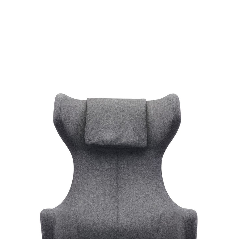 Sofia Executive Chair in Charcoal – Cashmere & Steel, Self-Assembly, 5 Year Mechanical Warranty – Modern Ergonomic Office Chair