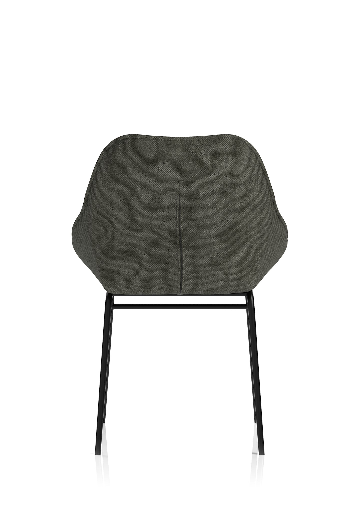 Hepscott Bistro Stool – Fabric Upholstered, Self-Assembly, Charcoal or Denim Blue, 2 Year Structural Warranty – Modern Office or Café Seating