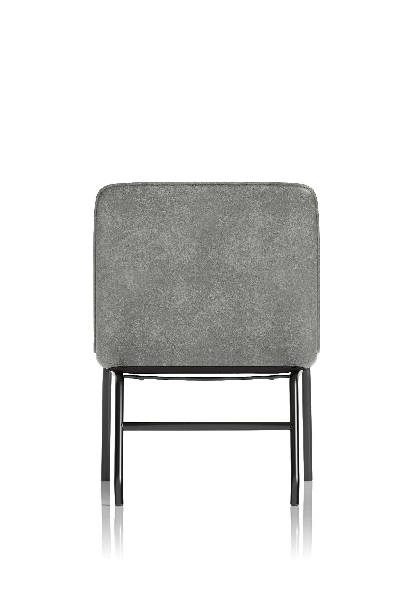 Marlow Bistro Chair – PU Leather, Forest Green or Pewter Grey, Self-Assembly, 2 Year Structural Warranty – Modern Dining or Office Accent Chair