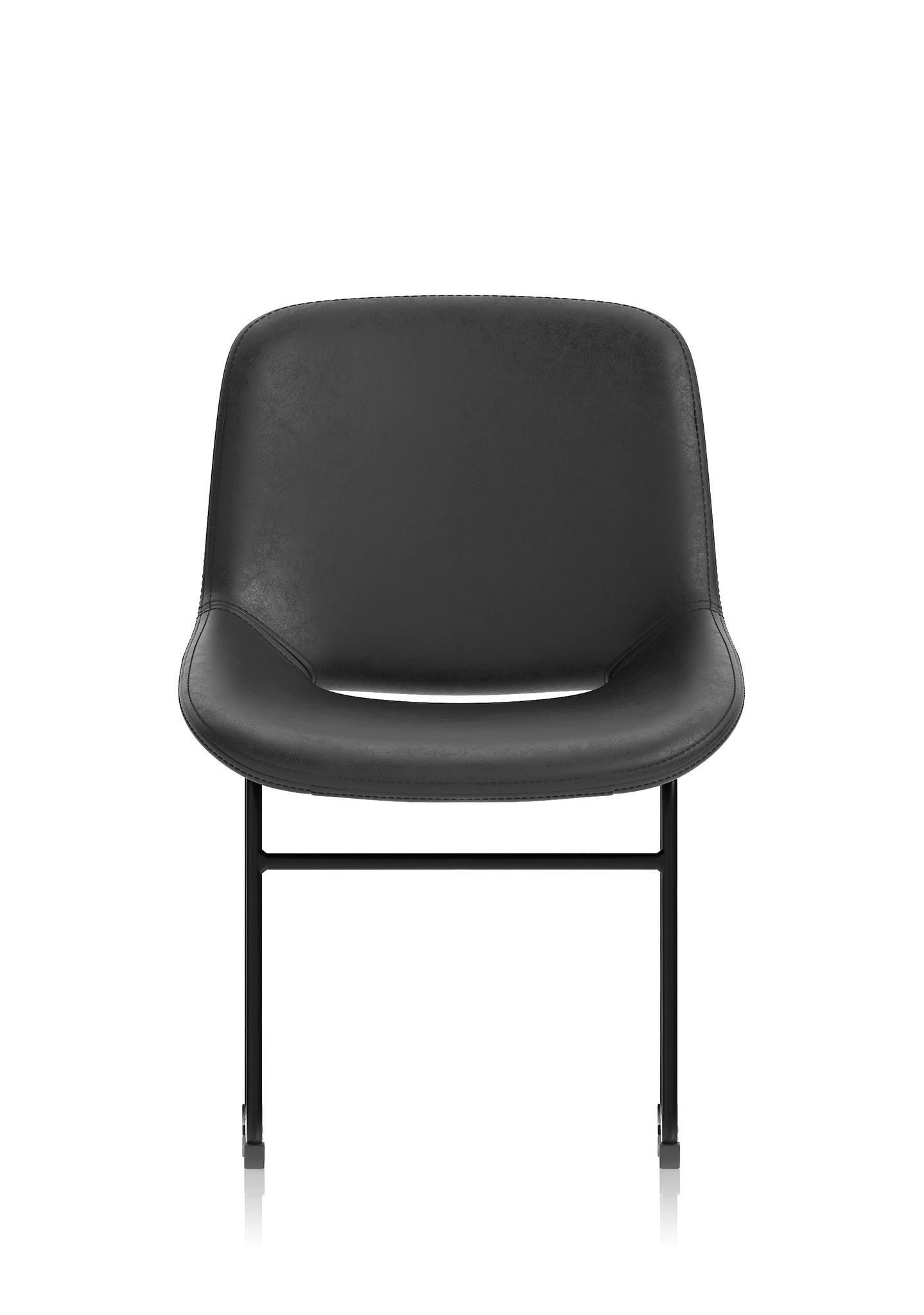 Stowe Bistro Stool – PU Leather Bar Chair, Inky Black or Pecan Brown, Self-Assembly, 2 Year Warranty, Modern Kitchen or Home Office Seating