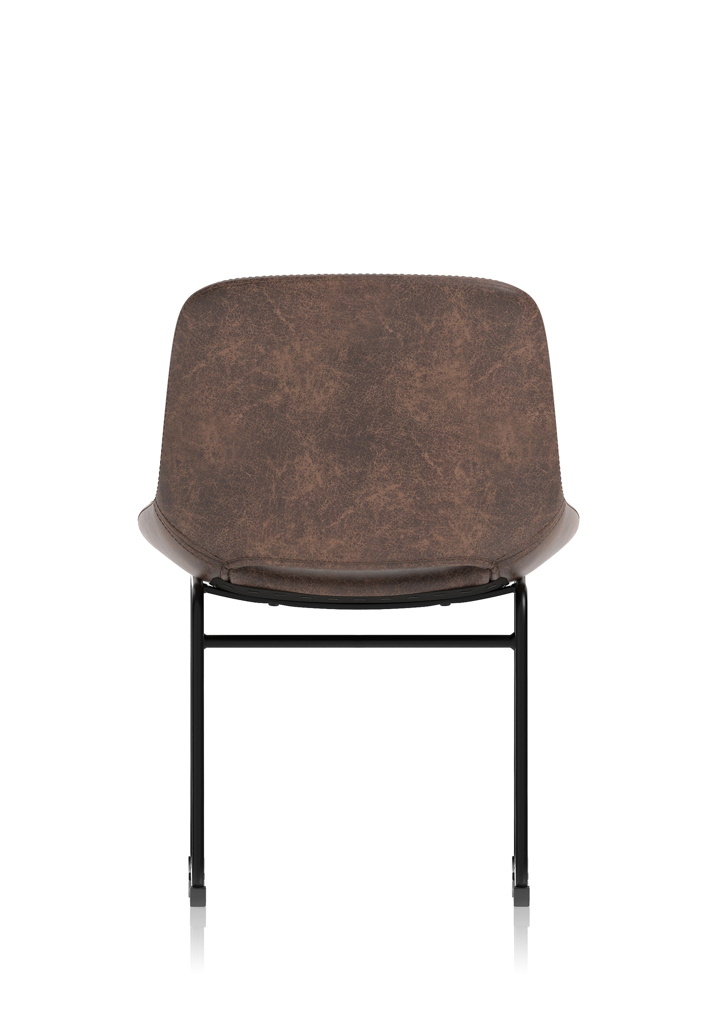 Stowe Bistro Stool – PU Leather Bar Chair, Inky Black or Pecan Brown, Self-Assembly, 2 Year Warranty, Modern Kitchen or Home Office Seating