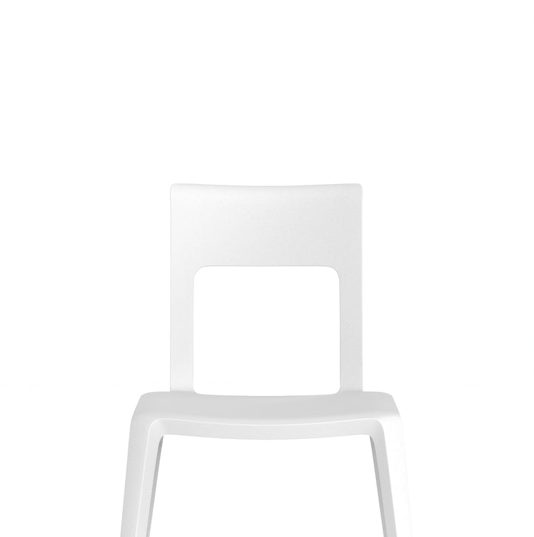 Nest Edge Stacking Cafe & Bistro Chair – Stackable Polypropylene, White/Grey/Green/Red, With or Without Arms, Ready Assembled, 5 Year Warranty