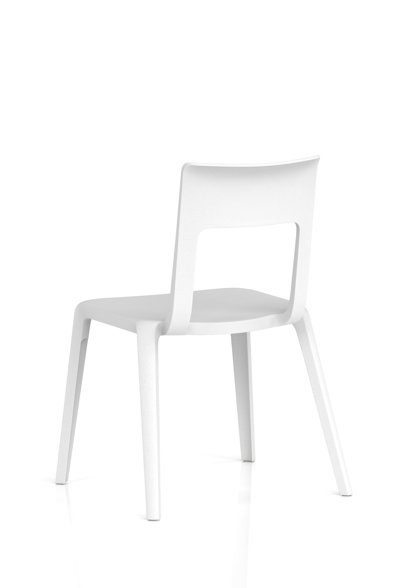 Nest Edge Stacking Cafe & Bistro Chair – Stackable Polypropylene, White/Grey/Green/Red, With or Without Arms, Ready Assembled, 5 Year Warranty