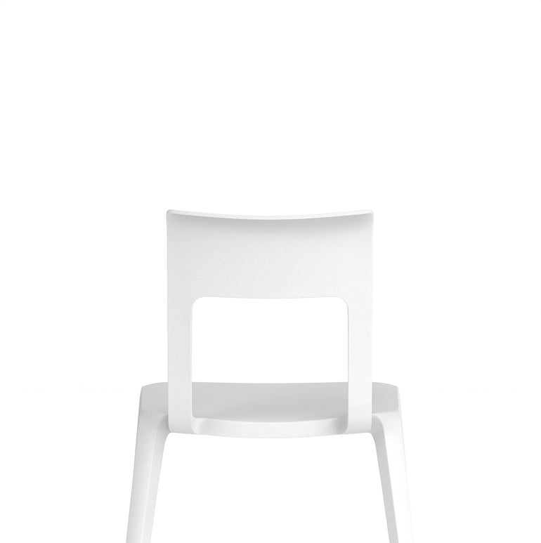 Nest Edge Stacking Cafe & Bistro Chair – Stackable Polypropylene, White/Grey/Green/Red, With or Without Arms, Ready Assembled, 5 Year Warranty