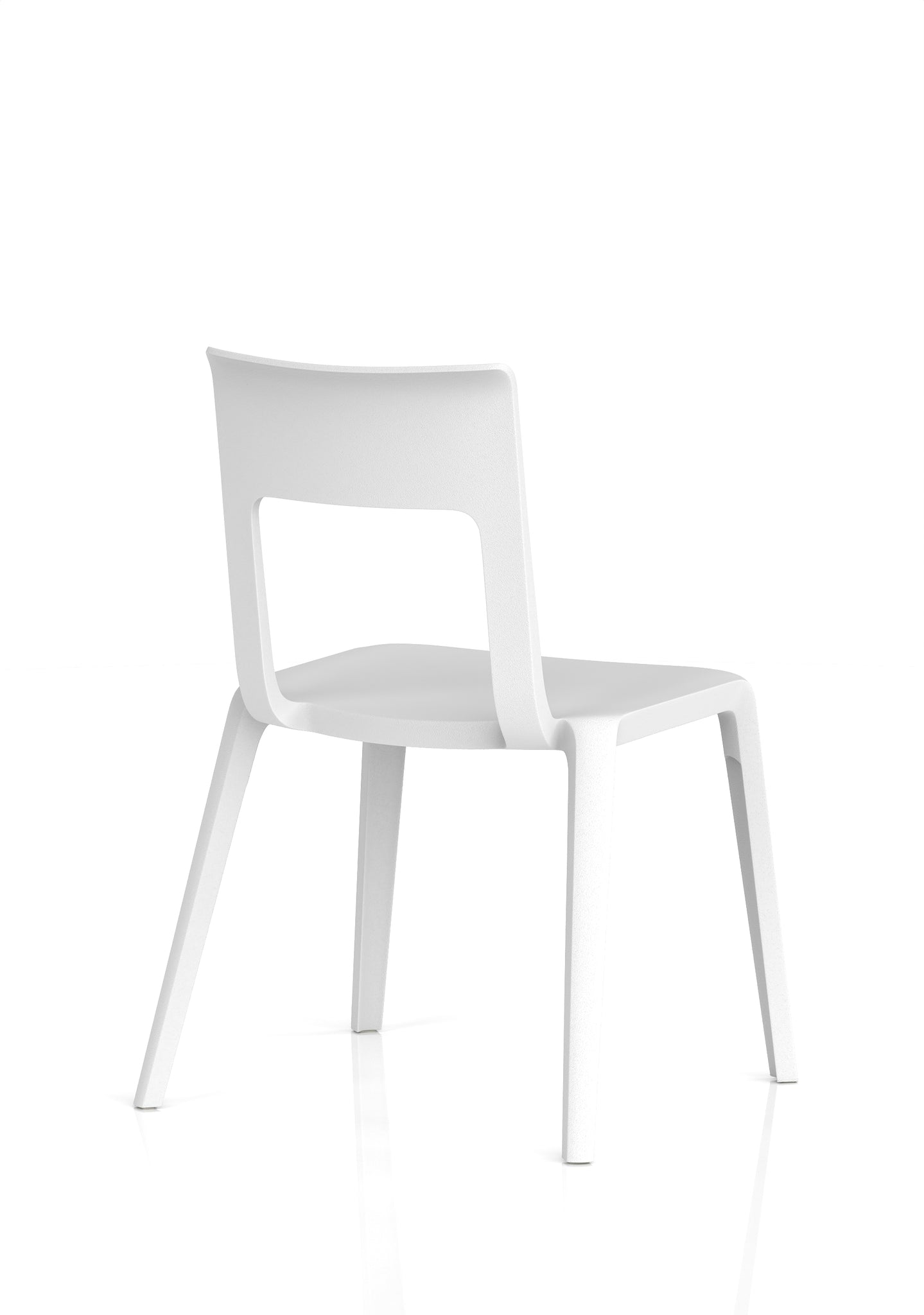 Nest Edge Stacking Cafe & Bistro Chair – Stackable Polypropylene, White/Grey/Green/Red, With or Without Arms, Ready Assembled, 5 Year Warranty