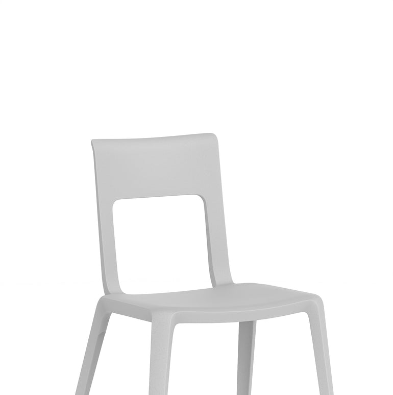 Nest Edge Stacking Cafe & Bistro Chair – Stackable Polypropylene, White/Grey/Green/Red, With or Without Arms, Ready Assembled, 5 Year Warranty