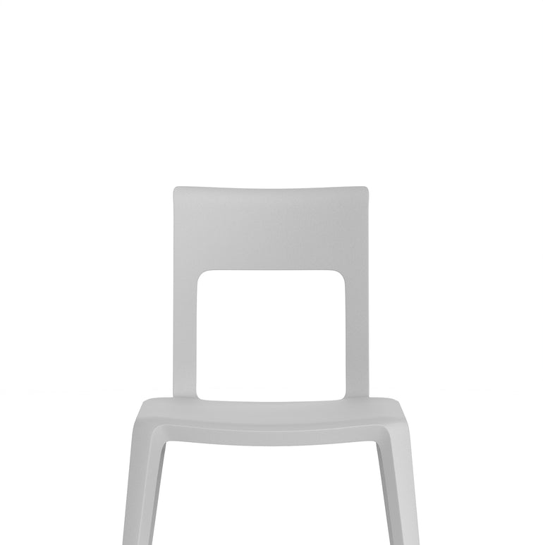 Nest Edge Stacking Cafe & Bistro Chair – Stackable Polypropylene, White/Grey/Green/Red, With or Without Arms, Ready Assembled, 5 Year Warranty