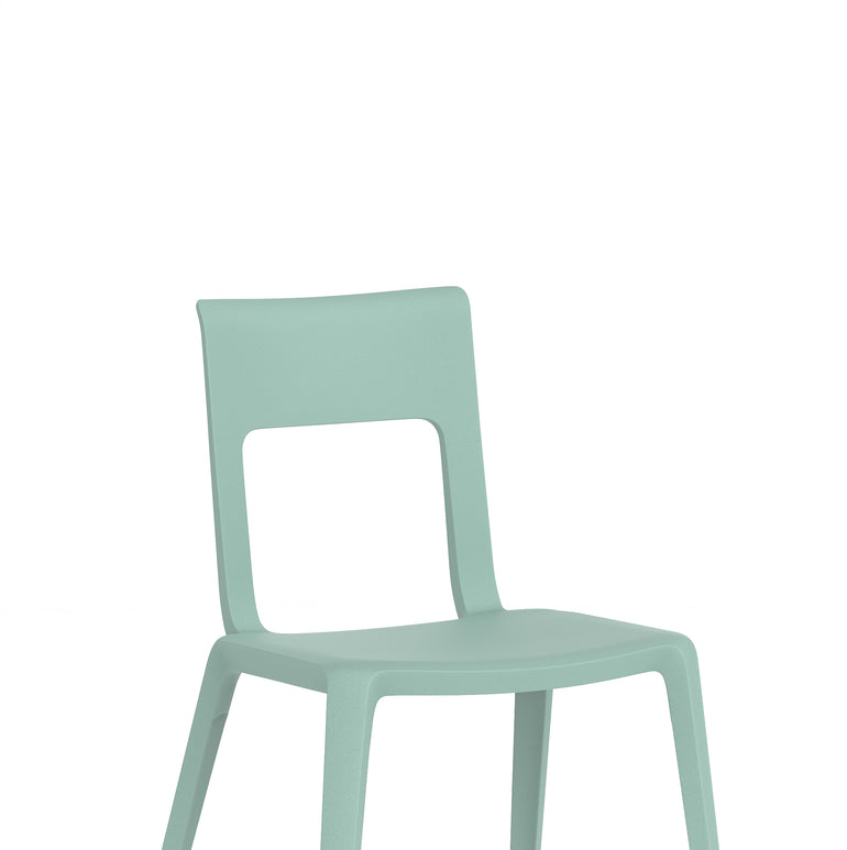 Nest Edge Stacking Cafe & Bistro Chair – Stackable Polypropylene, White/Grey/Green/Red, With or Without Arms, Ready Assembled, 5 Year Warranty