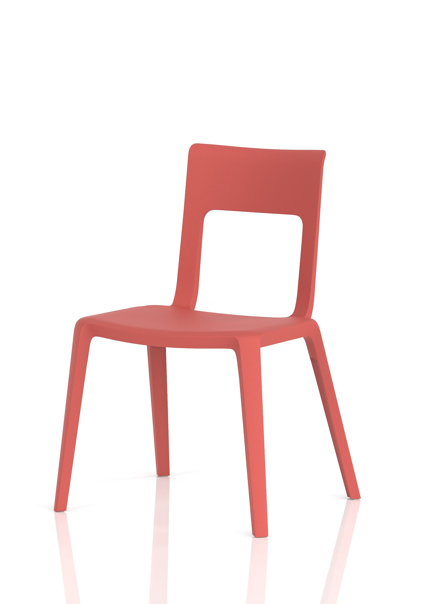 Nest Edge Stacking Cafe & Bistro Chair – Stackable Polypropylene, White/Grey/Green/Red, With or Without Arms, Ready Assembled, 5 Year Warranty