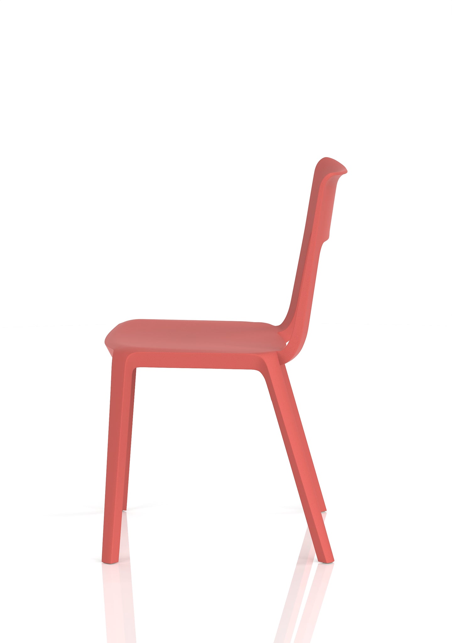 Nest Edge Stacking Cafe & Bistro Chair – Stackable Polypropylene, White/Grey/Green/Red, With or Without Arms, Ready Assembled, 5 Year Warranty