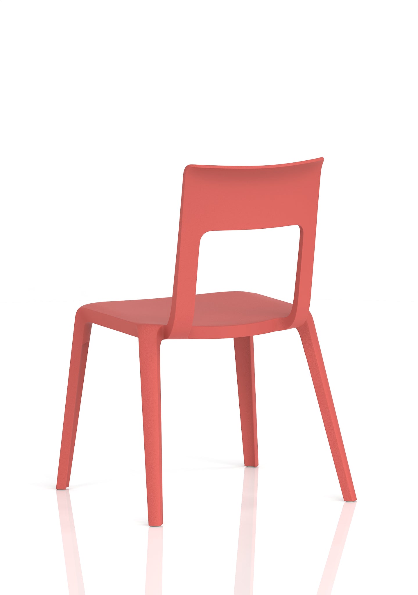 Nest Edge Stacking Cafe & Bistro Chair – Stackable Polypropylene, White/Grey/Green/Red, With or Without Arms, Ready Assembled, 5 Year Warranty