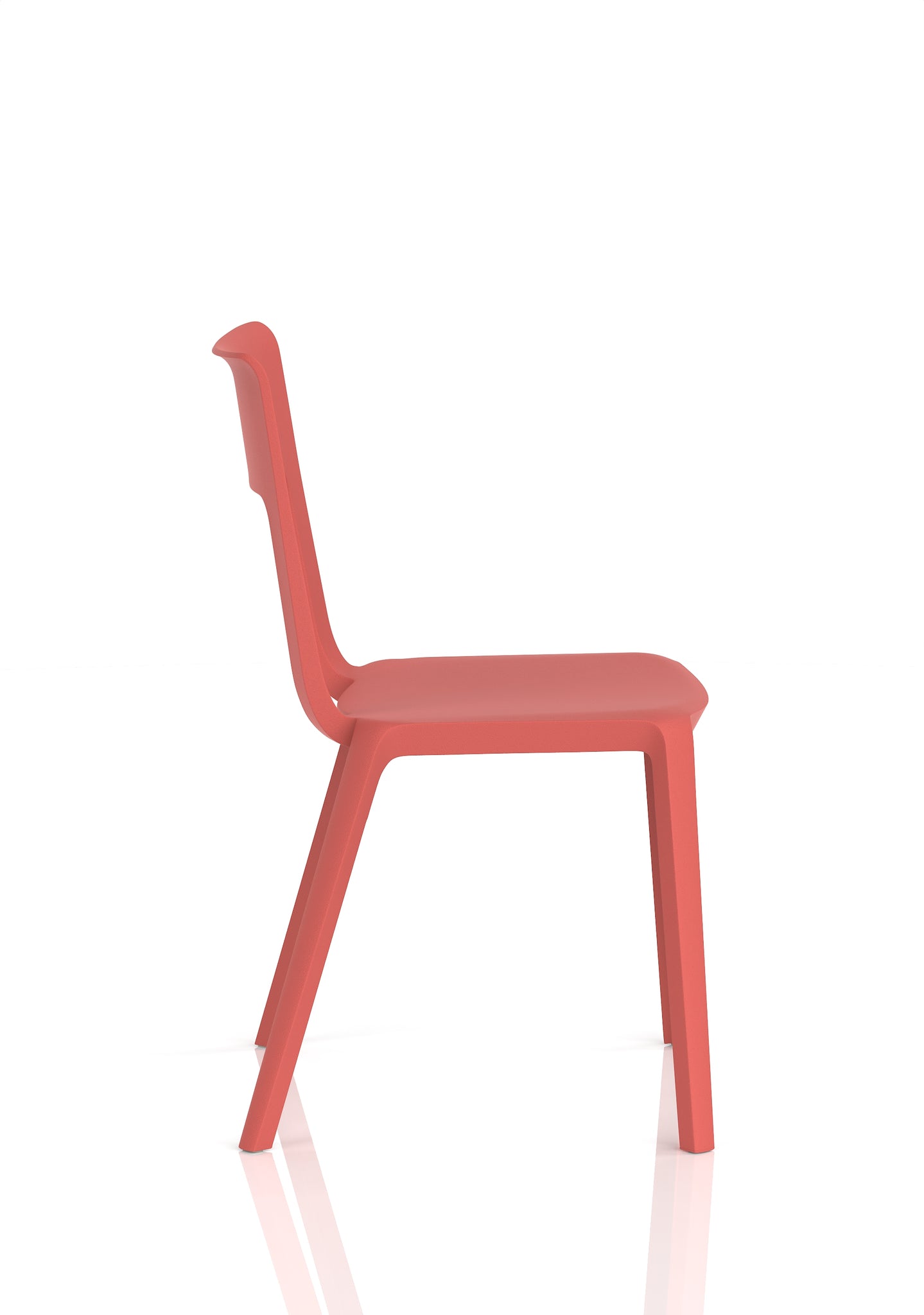 Nest Edge Stacking Cafe & Bistro Chair – Stackable Polypropylene, White/Grey/Green/Red, With or Without Arms, Ready Assembled, 5 Year Warranty