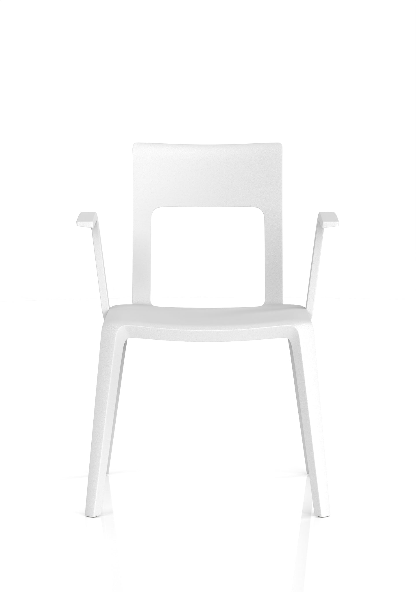 Nest Edge Stacking Cafe & Bistro Chair – Stackable Polypropylene, White/Grey/Green/Red, With or Without Arms, Ready Assembled, 5 Year Warranty
