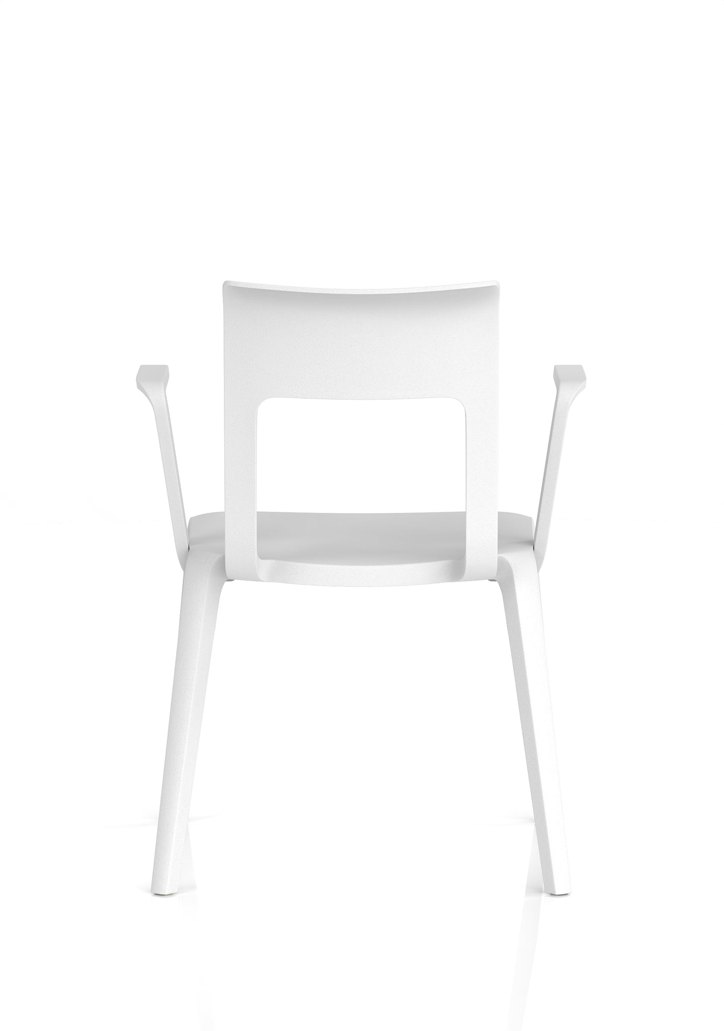 Nest Edge Stacking Cafe & Bistro Chair – Stackable Polypropylene, White/Grey/Green/Red, With or Without Arms, Ready Assembled, 5 Year Warranty