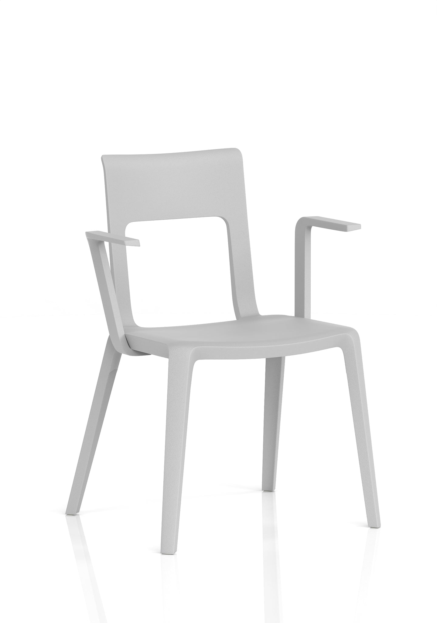 Nest Edge Stacking Cafe & Bistro Chair – Stackable Polypropylene, White/Grey/Green/Red, With or Without Arms, Ready Assembled, 5 Year Warranty