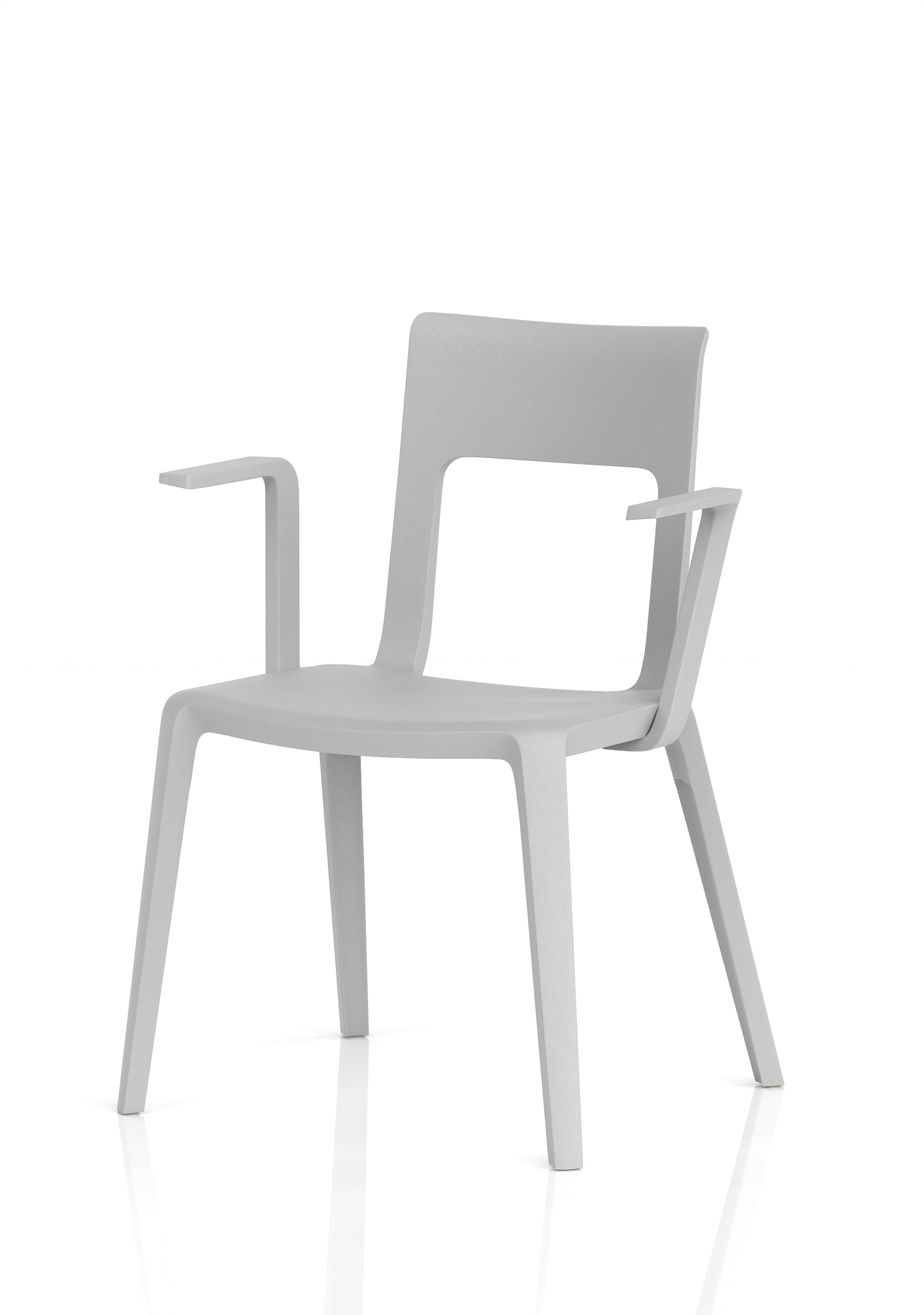 Nest Edge Stacking Cafe & Bistro Chair – Stackable Polypropylene, White/Grey/Green/Red, With or Without Arms, Ready Assembled, 5 Year Warranty