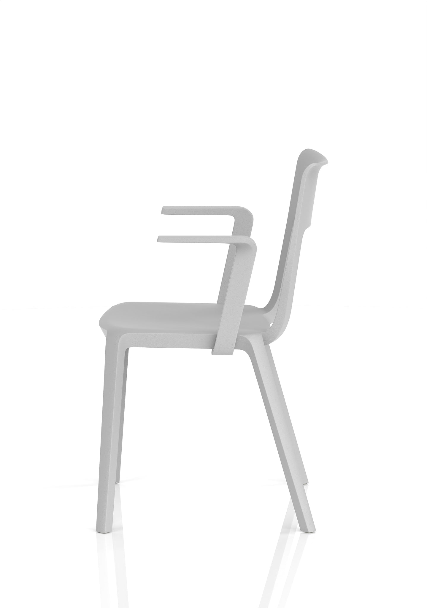 Nest Edge Stacking Cafe & Bistro Chair – Stackable Polypropylene, White/Grey/Green/Red, With or Without Arms, Ready Assembled, 5 Year Warranty