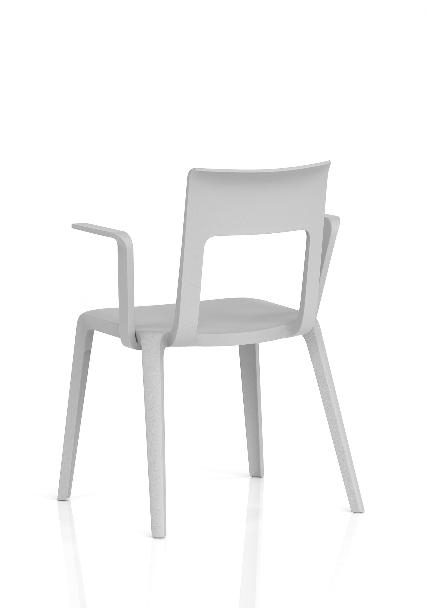 Nest Edge Stacking Cafe & Bistro Chair – Stackable Polypropylene, White/Grey/Green/Red, With or Without Arms, Ready Assembled, 5 Year Warranty