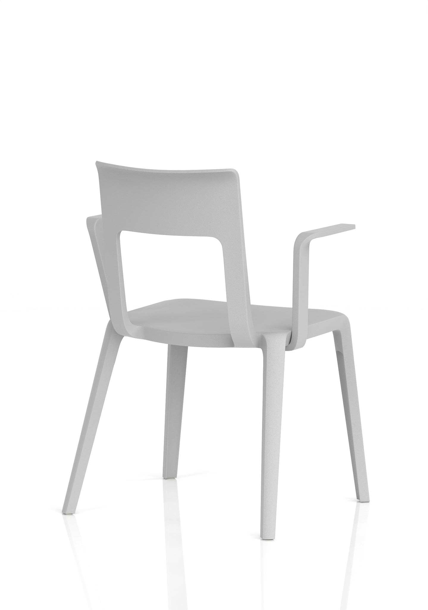 Nest Edge Stacking Cafe & Bistro Chair – Stackable Polypropylene, White/Grey/Green/Red, With or Without Arms, Ready Assembled, 5 Year Warranty