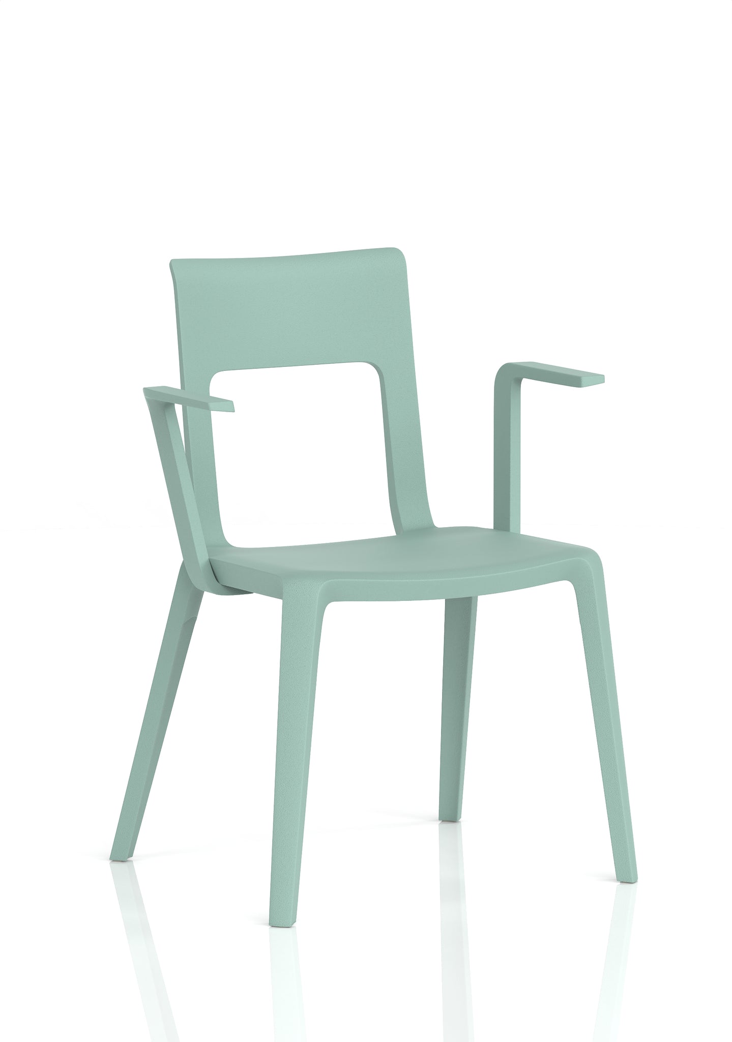 Nest Edge Stacking Cafe & Bistro Chair – Stackable Polypropylene, White/Grey/Green/Red, With or Without Arms, Ready Assembled, 5 Year Warranty