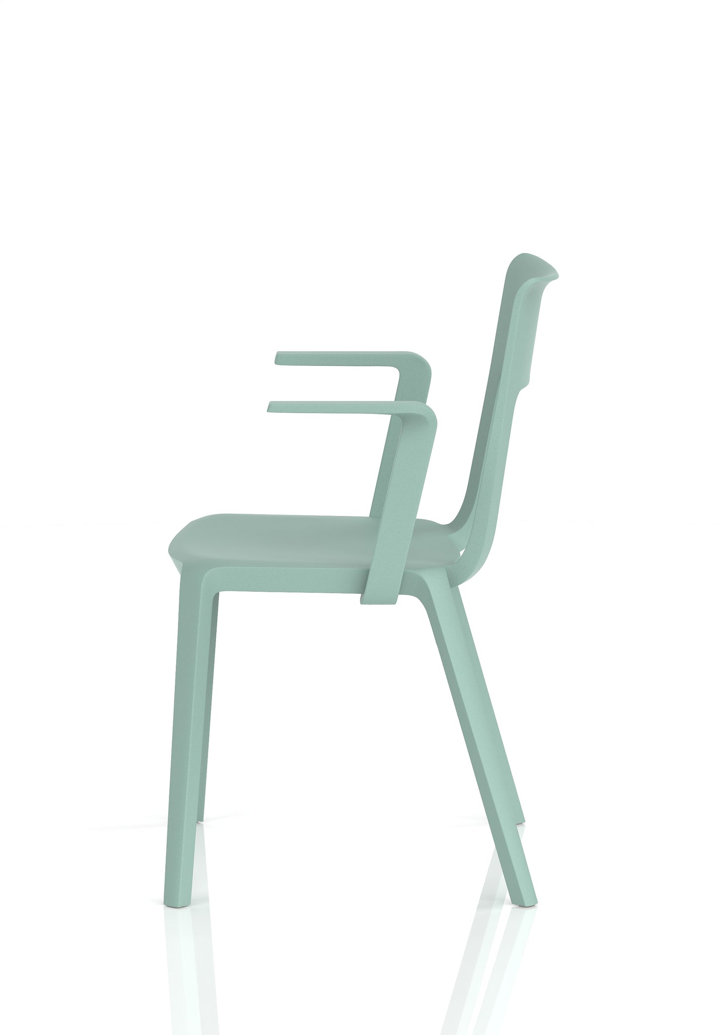 Nest Edge Stacking Cafe & Bistro Chair – Stackable Polypropylene, White/Grey/Green/Red, With or Without Arms, Ready Assembled, 5 Year Warranty
