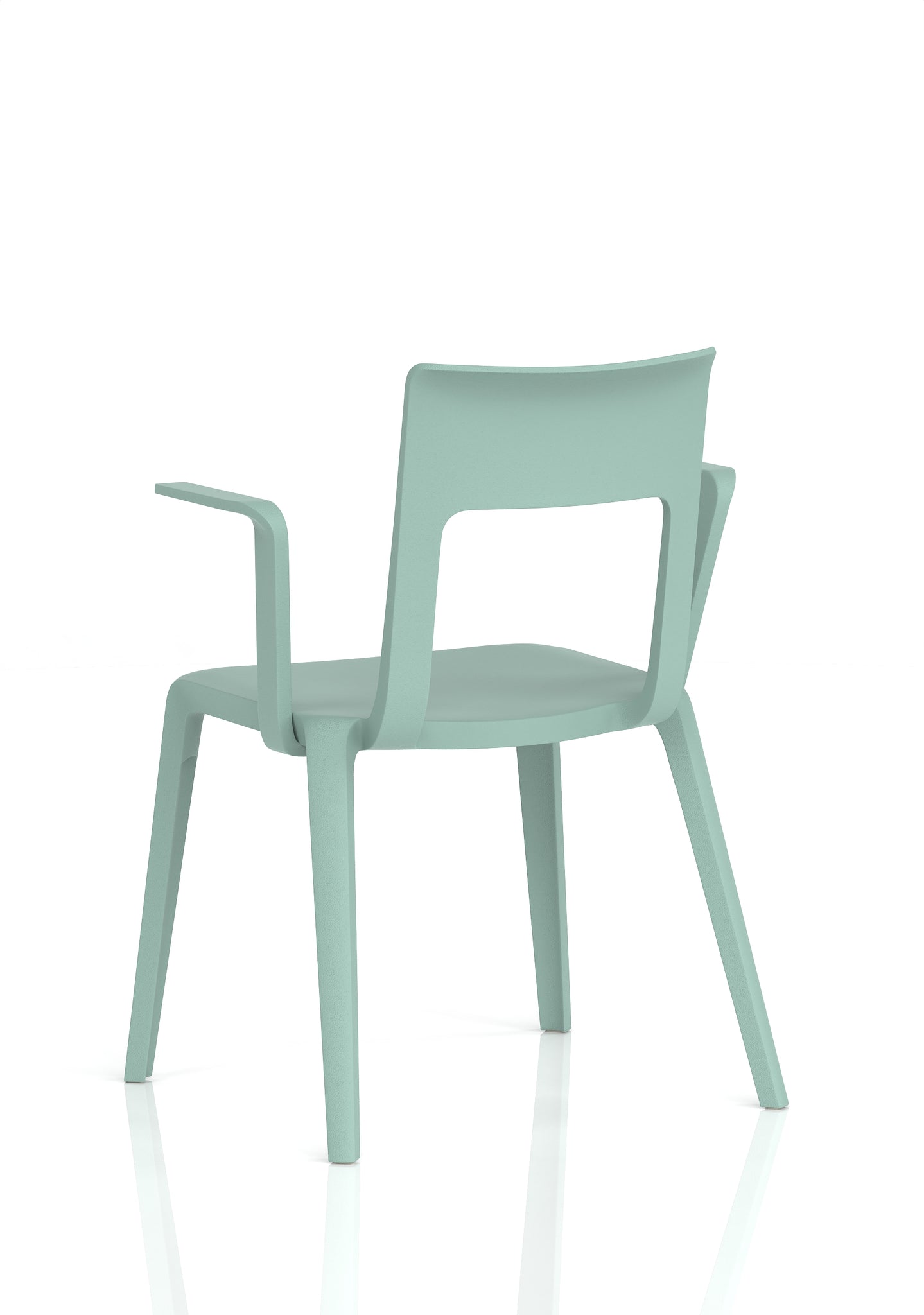 Nest Edge Stacking Cafe & Bistro Chair – Stackable Polypropylene, White/Grey/Green/Red, With or Without Arms, Ready Assembled, 5 Year Warranty