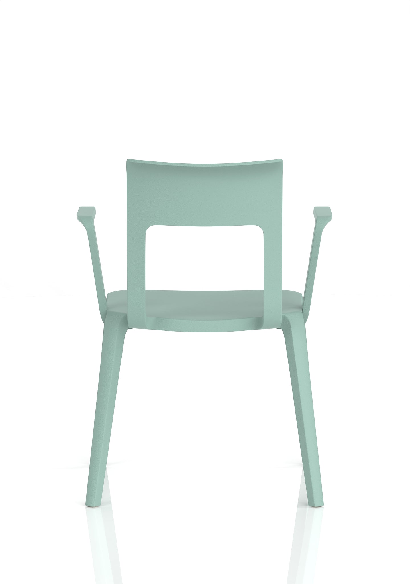 Nest Edge Stacking Cafe & Bistro Chair – Stackable Polypropylene, White/Grey/Green/Red, With or Without Arms, Ready Assembled, 5 Year Warranty