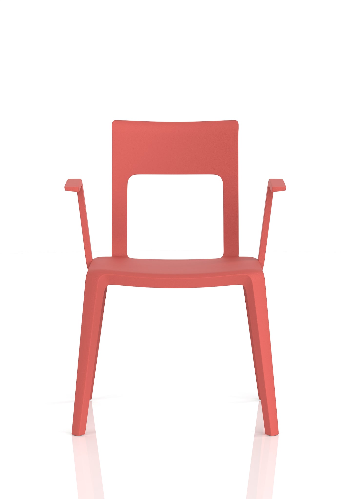Nest Edge Stacking Cafe & Bistro Chair – Stackable Polypropylene, White/Grey/Green/Red, With or Without Arms, Ready Assembled, 5 Year Warranty