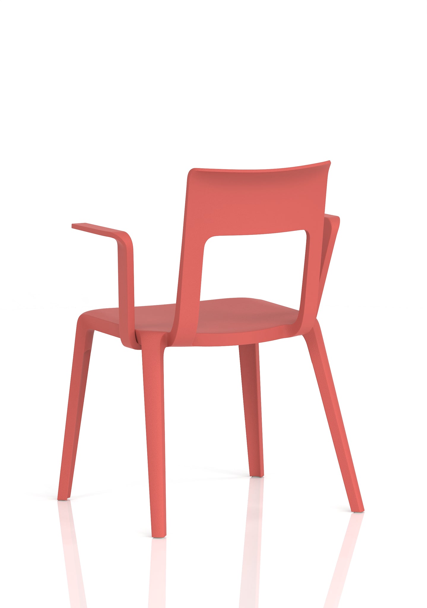 Nest Edge Stacking Cafe & Bistro Chair – Stackable Polypropylene, White/Grey/Green/Red, With or Without Arms, Ready Assembled, 5 Year Warranty