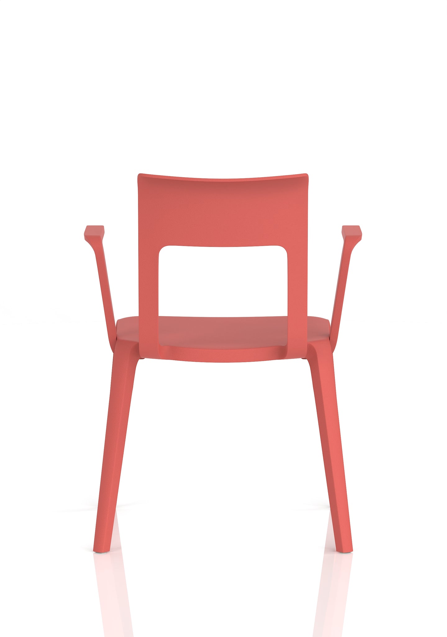 Nest Edge Stacking Cafe & Bistro Chair – Stackable Polypropylene, White/Grey/Green/Red, With or Without Arms, Ready Assembled, 5 Year Warranty