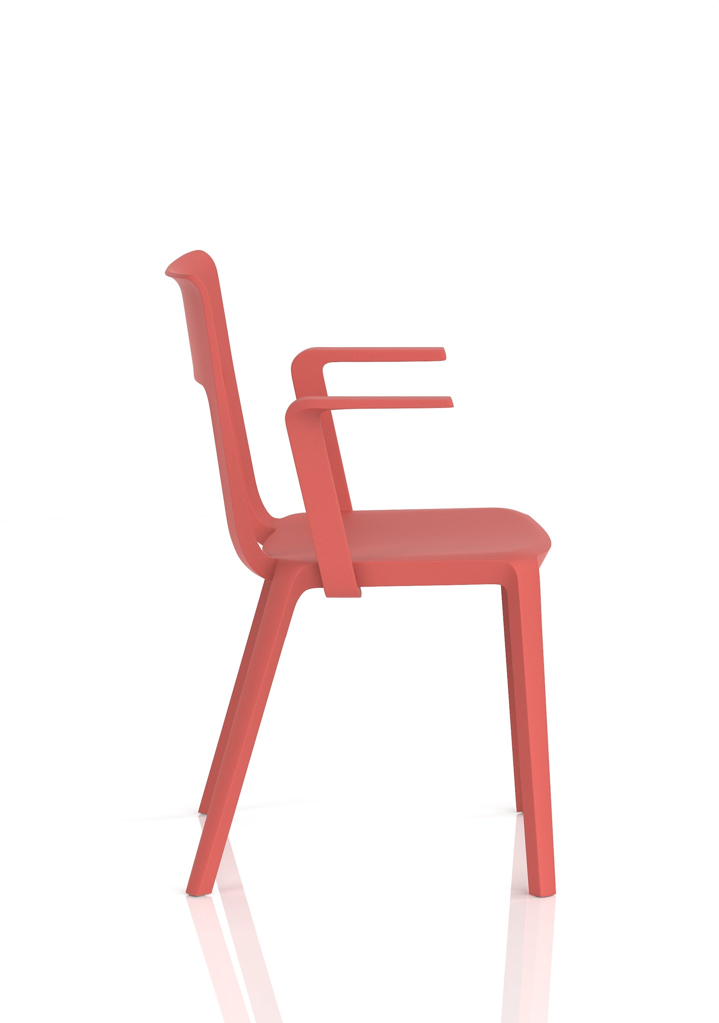 Nest Edge Stacking Cafe & Bistro Chair – Stackable Polypropylene, White/Grey/Green/Red, With or Without Arms, Ready Assembled, 5 Year Warranty