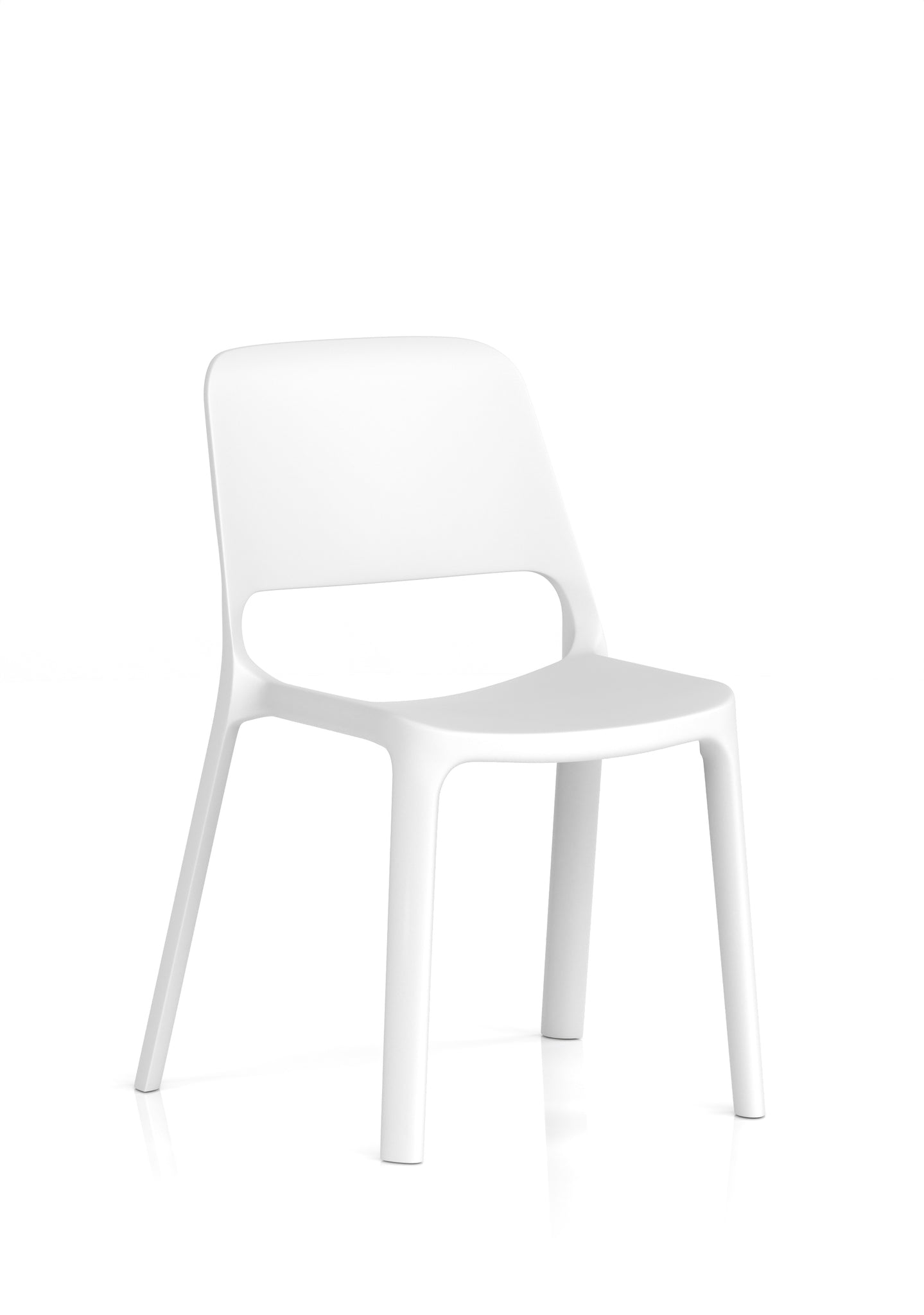 Nest Loop Stacking Cafe & Bistro Chair – Polypropylene, White/Grey/Blue, With or Without Arms, No Assembly, 5 Year Warranty – Modern Space-Saving Office Dining Seating