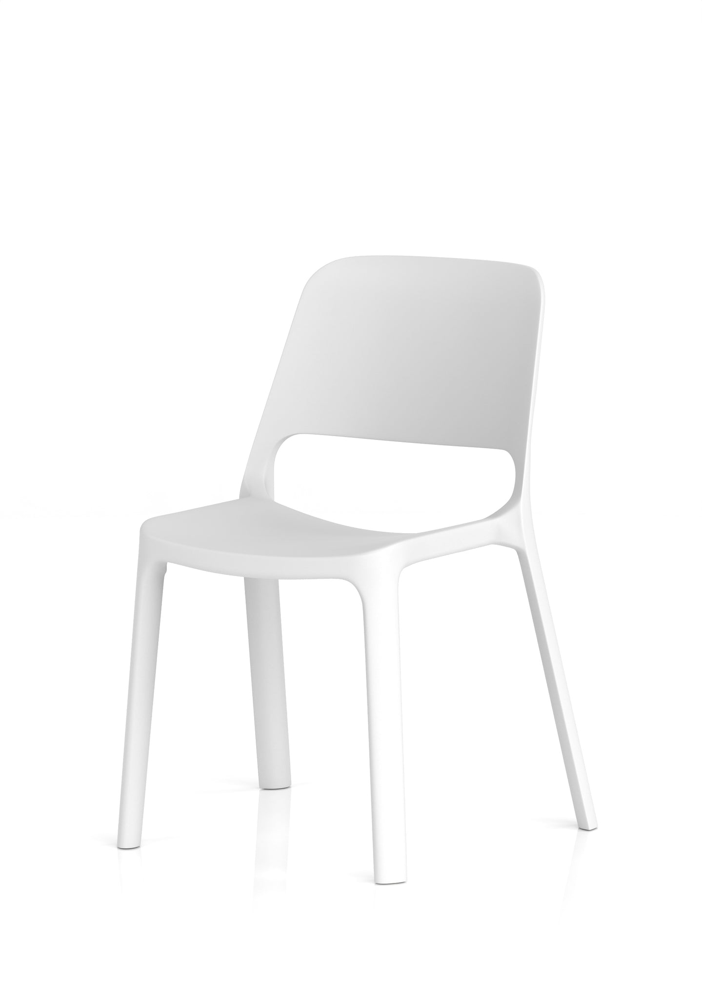 Nest Loop Stacking Cafe & Bistro Chair – Polypropylene, White/Grey/Blue, With or Without Arms, No Assembly, 5 Year Warranty – Modern Space-Saving Office Dining Seating