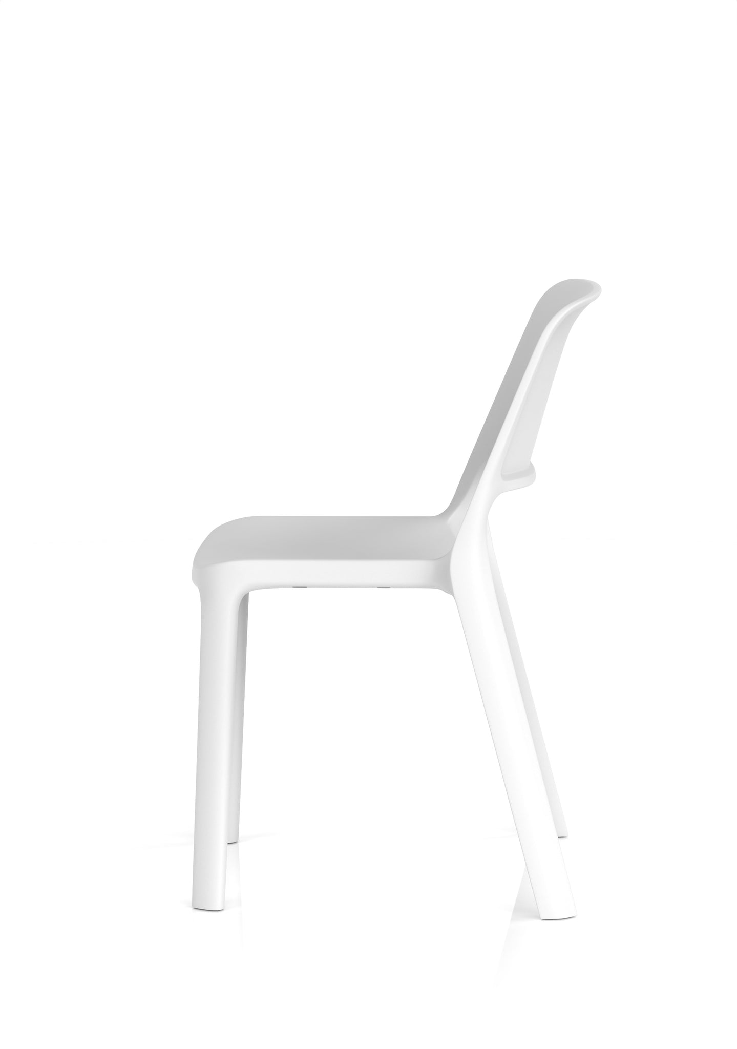 Nest Loop Stacking Cafe & Bistro Chair – Polypropylene, White/Grey/Blue, With or Without Arms, No Assembly, 5 Year Warranty – Modern Space-Saving Office Dining Seating
